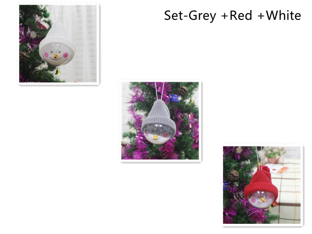 Christmas decorations creative Christmas Snowman children toys plastic Christmas Ball Christmas Pendant Christmas decorations creative Christmas Snowman children toys plastic Christmas Ball Christmas Pendant